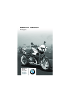 BMW R1150R Rockster- Maintenance Instructions EN 2002